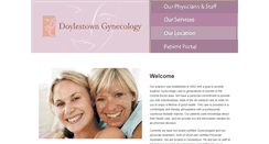 Desktop Screenshot of doylestowngynecology.com